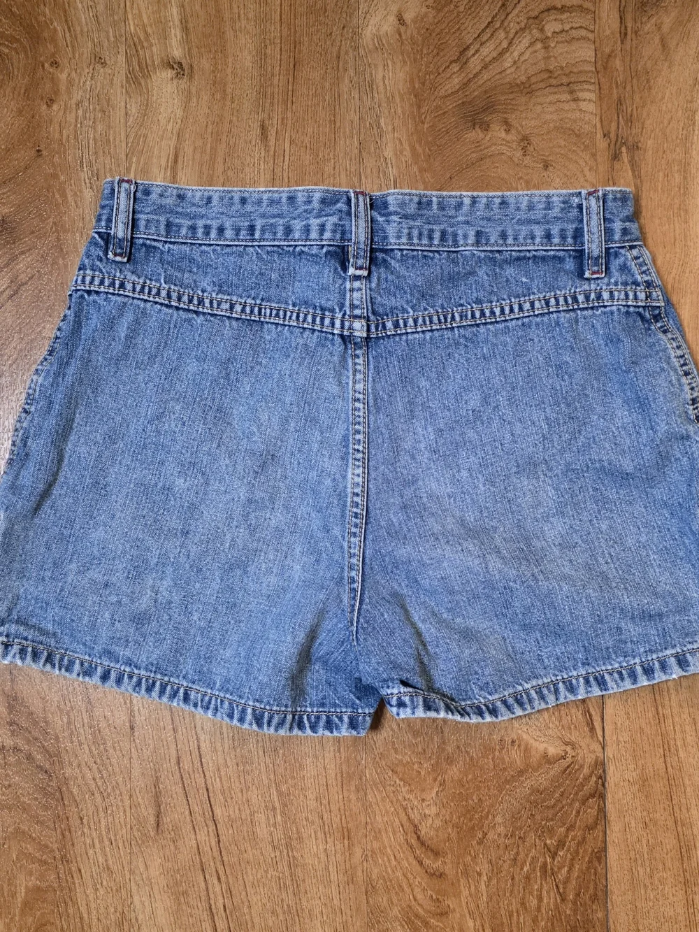 90s Y2K BUM Equipement High Rise Blue Denim Shorts